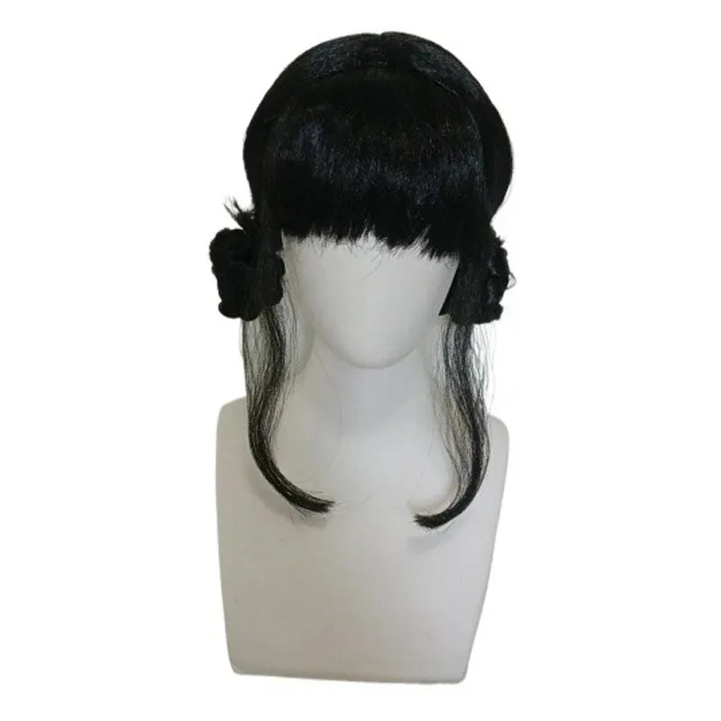 2027 Movie Kpop Kids Girls Cosplay Wig Mira Rumi Zoey Demon Hunters Purple Black Red Long Hair Halloween Cosplay Props