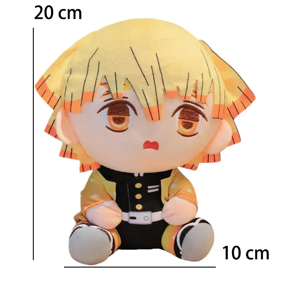 @20cm Hot Japan Demon Slayer Plush Dolls Lovely Anime Kimetsu No Yaiba Kamado Tanjirou Nezuko Zenitsu Kyoujurou Toys Kids Gifts