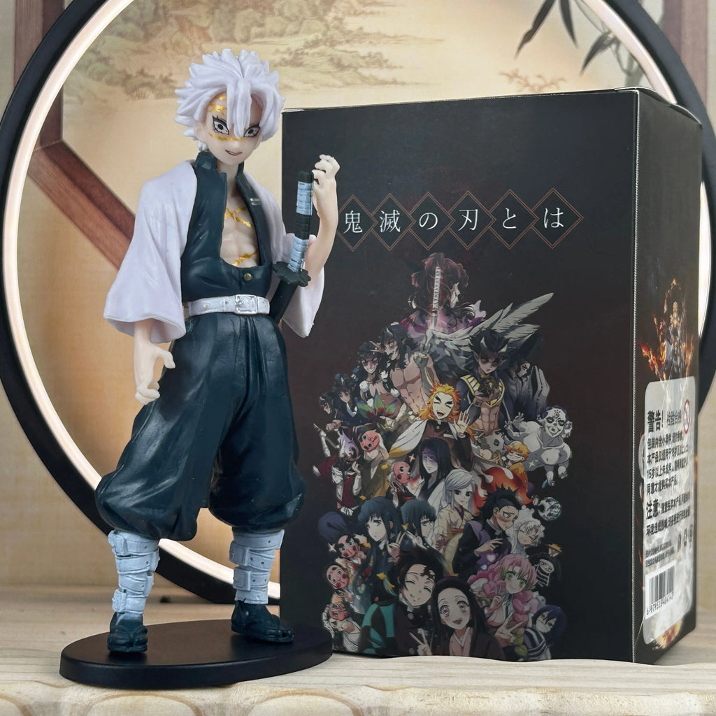 Anime Figure Demon Slayer Figures Kimetsu No Yaiba Doll Tanjiro Nezuko Zenitsu Figurine Inosuke Warrior Action Figure Model Toys